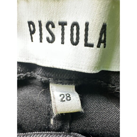 Pistola Black Skinny Mid Rise Jeans Denim Grunge Goth Stretch Women's 28 - Picture 7 of 12